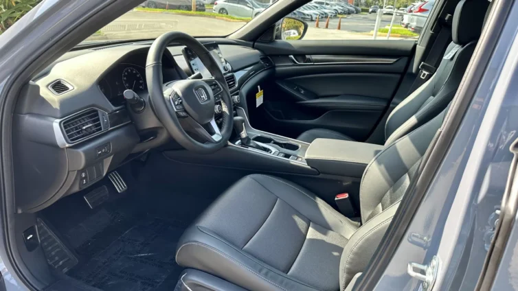 2022 Honda Accord Sport - interior black cloth driver