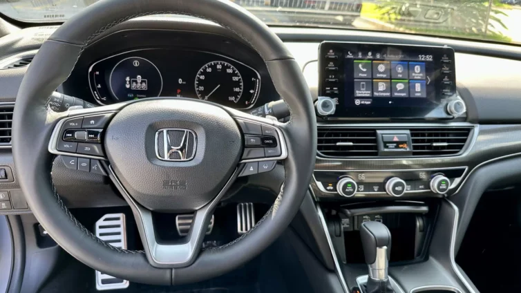 2022 Honda Accord Sport - interior black cloth panel