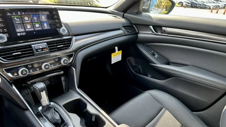 2022 Honda Accord Sport - interior black cloth passenger