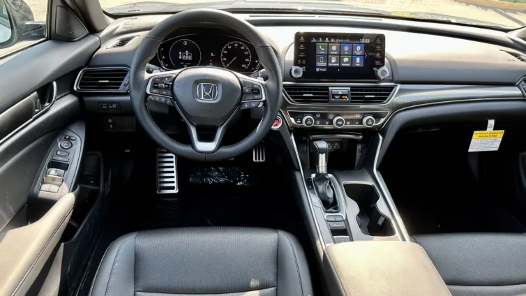 2022 Honda Accord Sport - interior black cloth