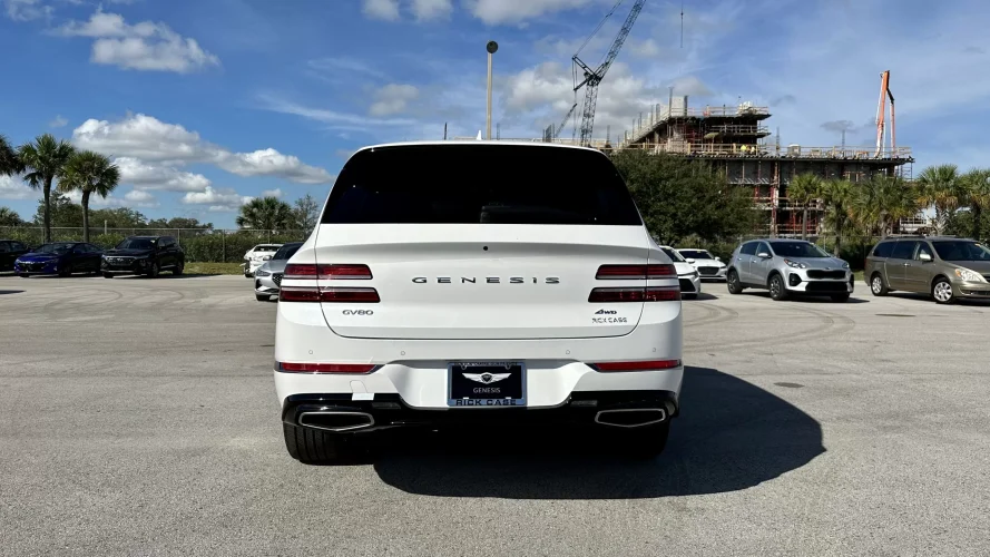 2023 Genesis GV80 - White - exterior back