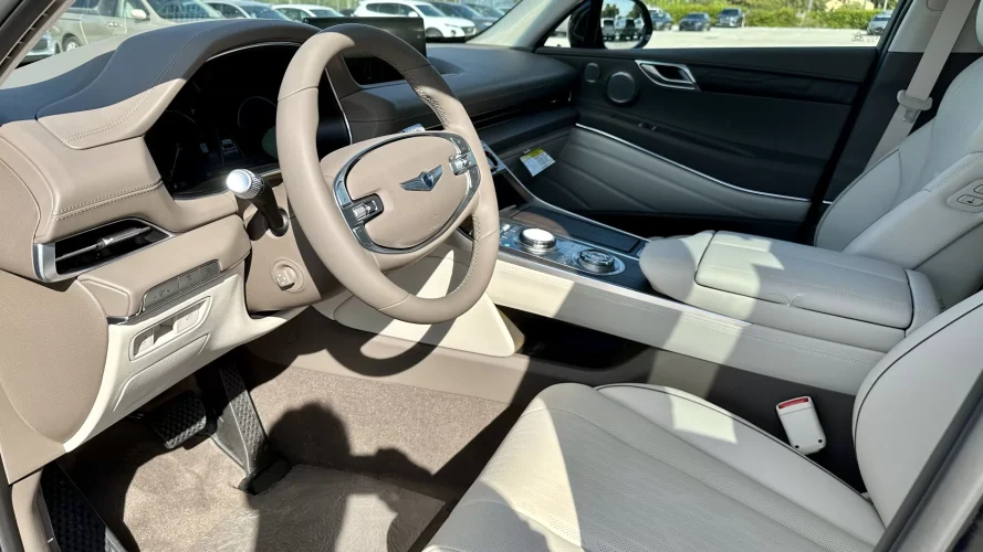 2023 Genesis GV80 - interior driver white leather