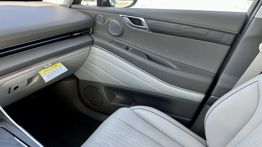 2023 Genesis GV80 - interior passenger white leather