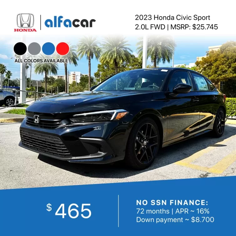 2023 Honda Civic – Special Finance