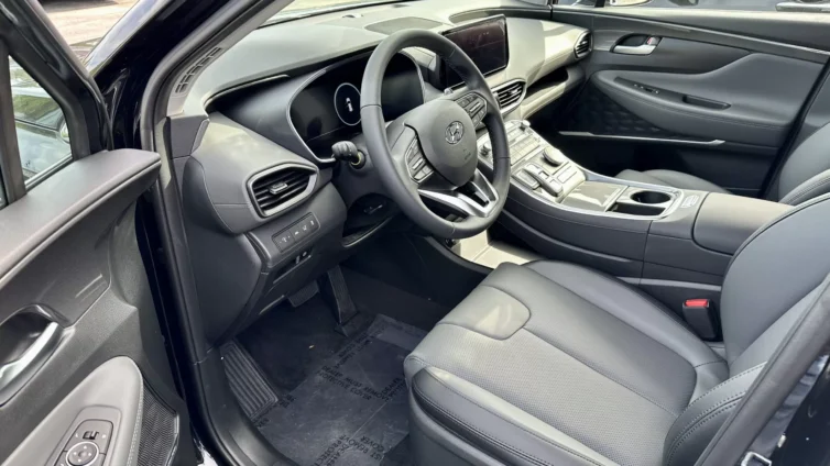 2023 Hyundai Elantra Limited - interior driver black leather