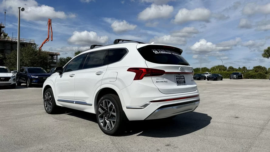 2023 Hyundai Santa Fe Limited - White - exterior side back