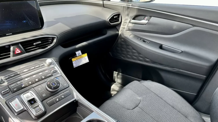 2023 Hyundai Santa Fe SEL - interior passenger black cloth