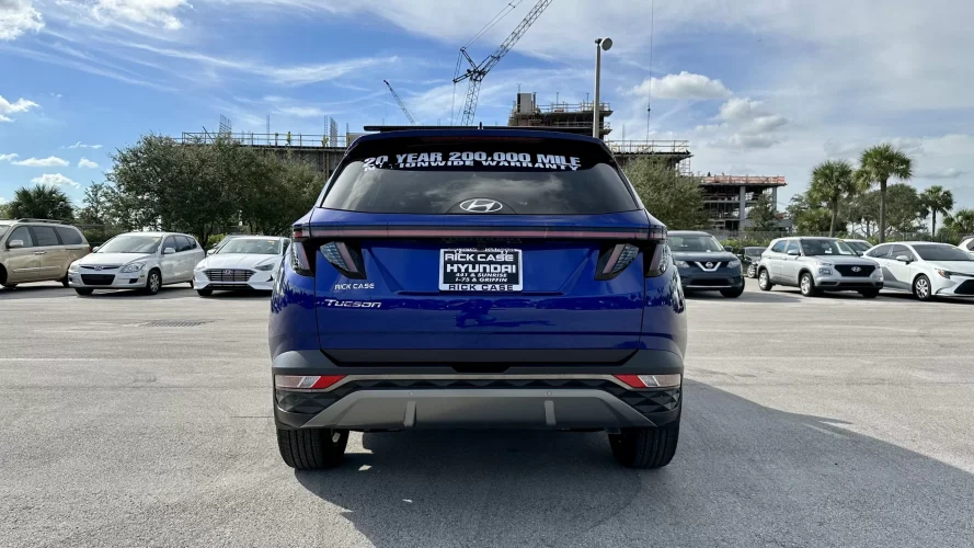 2023 Hyundai Tucson Blue - back