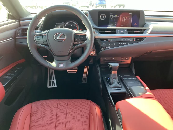 2023 Lexus ES350 F Sport - Interior red