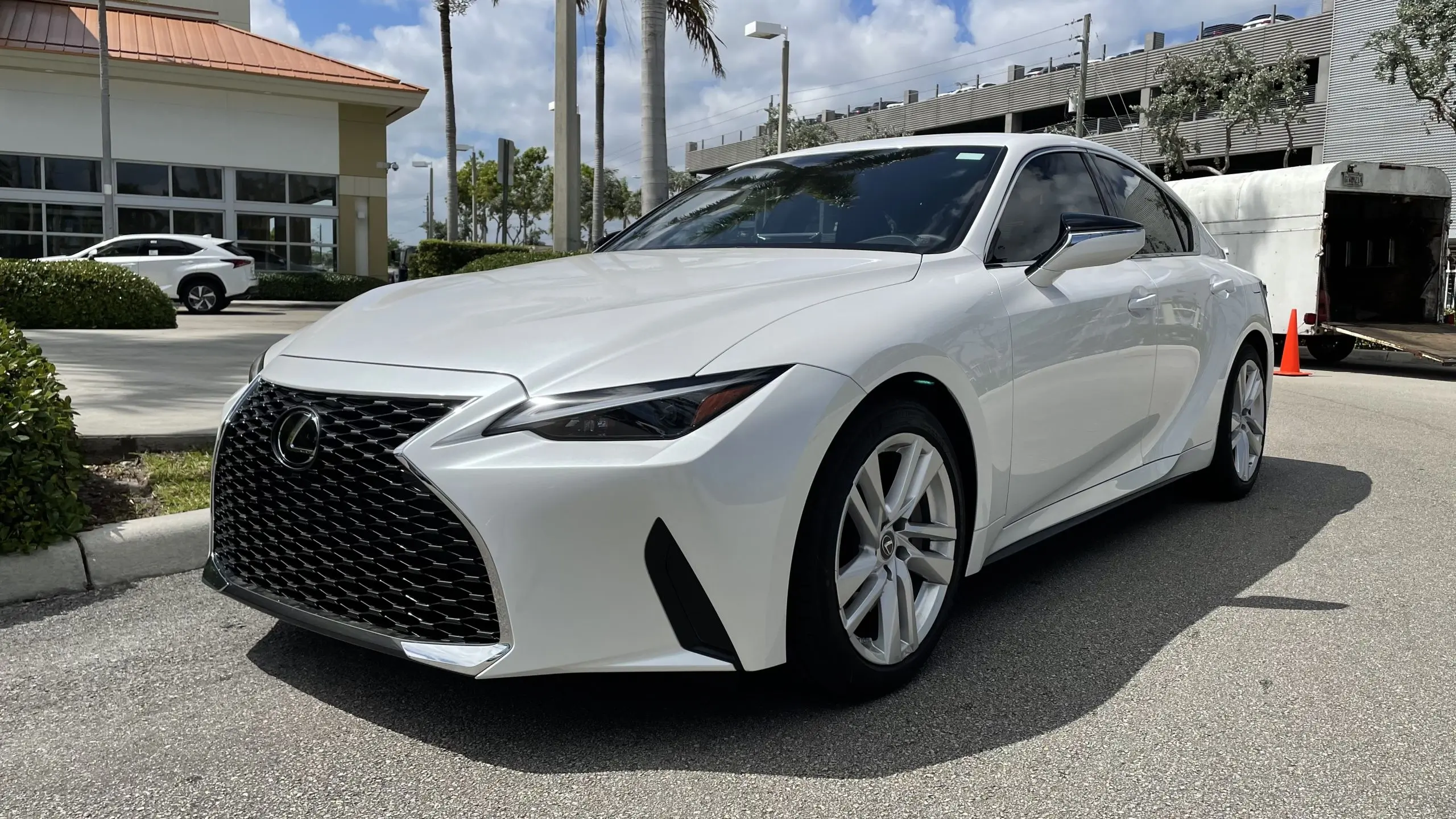 2023-Lexus-IS-300-White-front-side-scaled