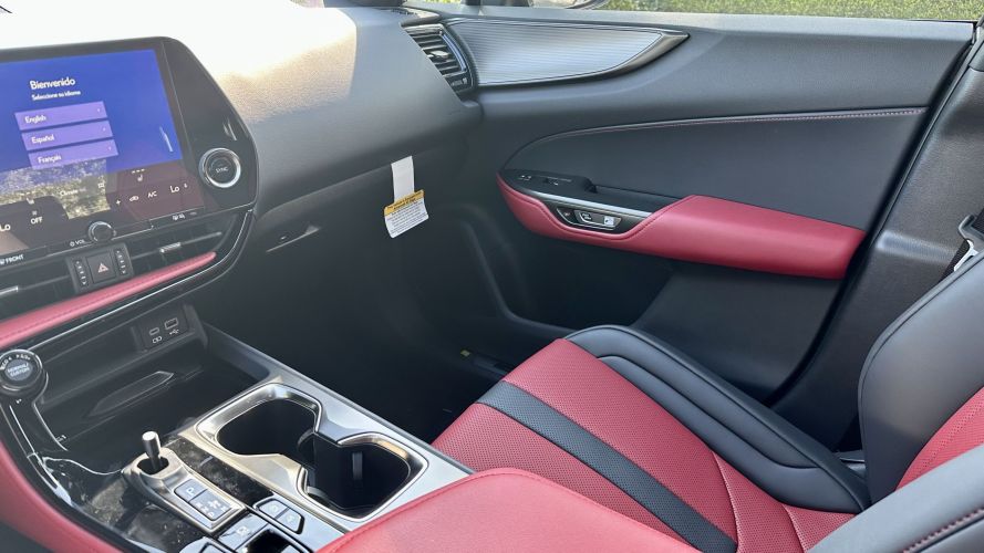 2023 Lexus NX 350 F Sport - interior red passenger seat