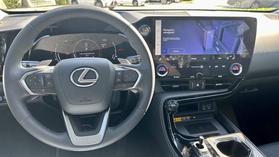 2023 Lexus NX - interior black panel