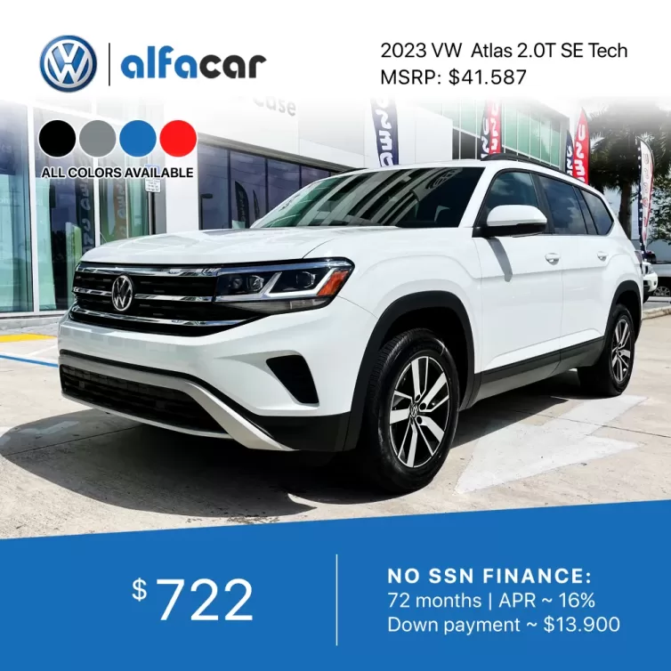 2023 VW Atlas – Special Finance