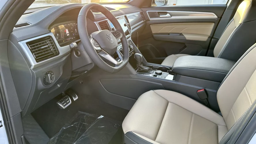 2023 VW Atlas Cross Sport SEL R-Line - interior driver brown leather