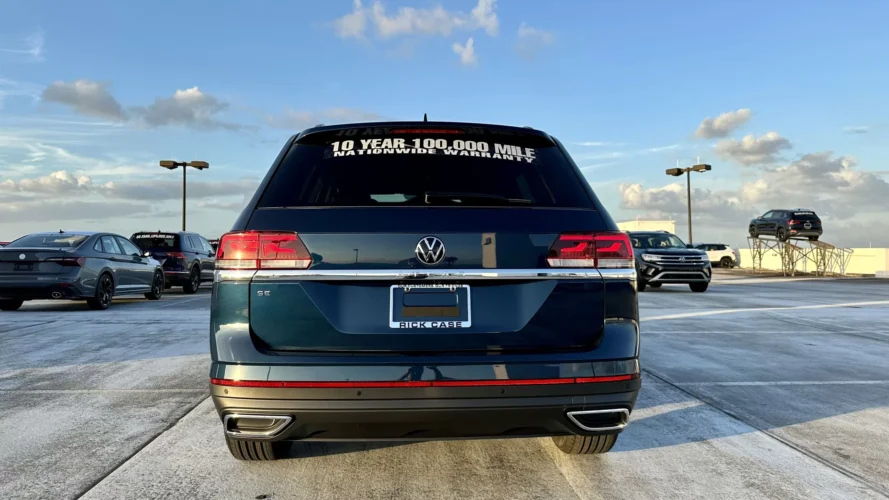 2023 VW Atlas SE - Blue - back