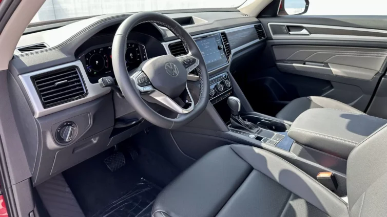 2023 VW Atlas SE - interior driver black leather