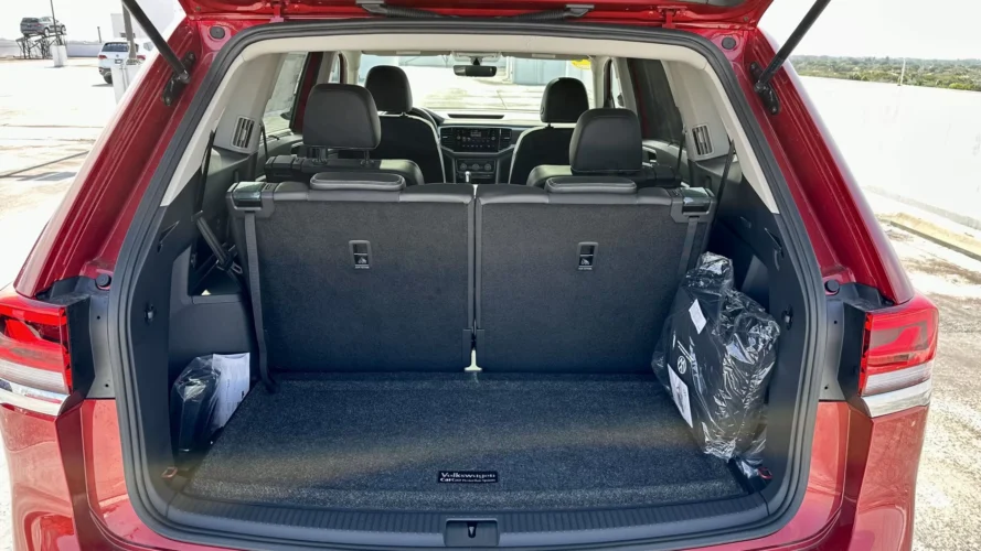 2023 VW Atlas SE - interior trunk 3rd row