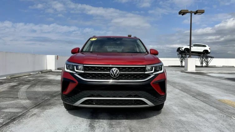 2023 VW Taos SEL - Red - front