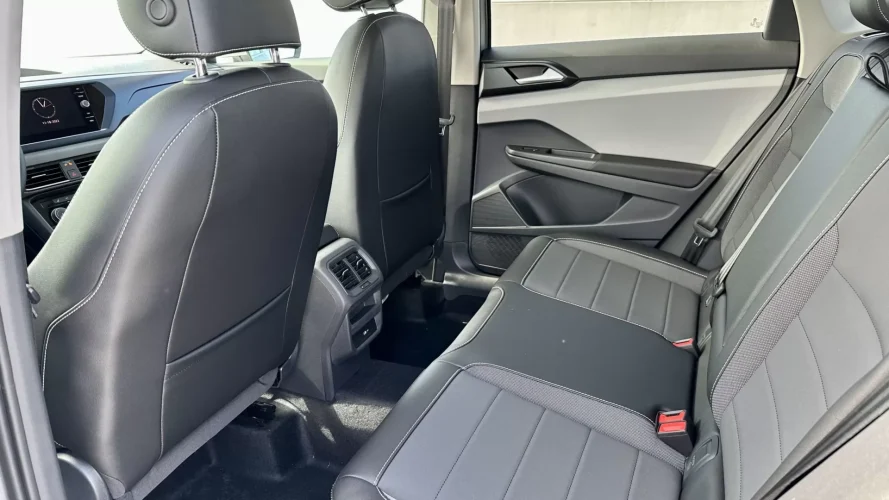 2023 VW Taos - interior 2nd row black cloth