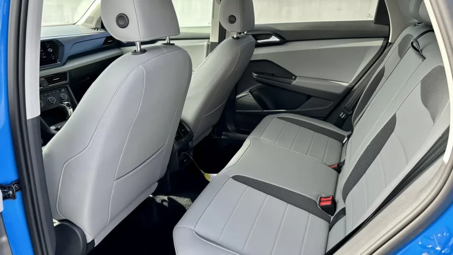 2023 VW Taos - interior 2nd row grey cloth