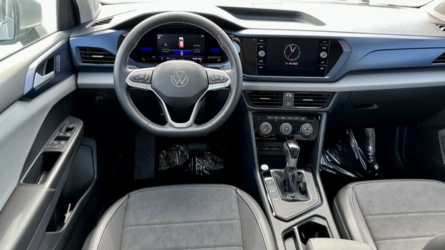 2023 VW Taos - interior black cloth