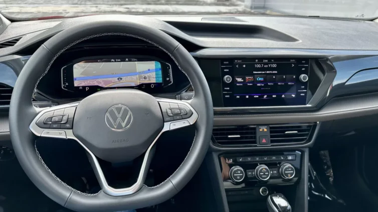 2023 VW Taos - interior digital panel