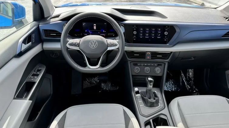 2023 VW Taos - interior grey cloth