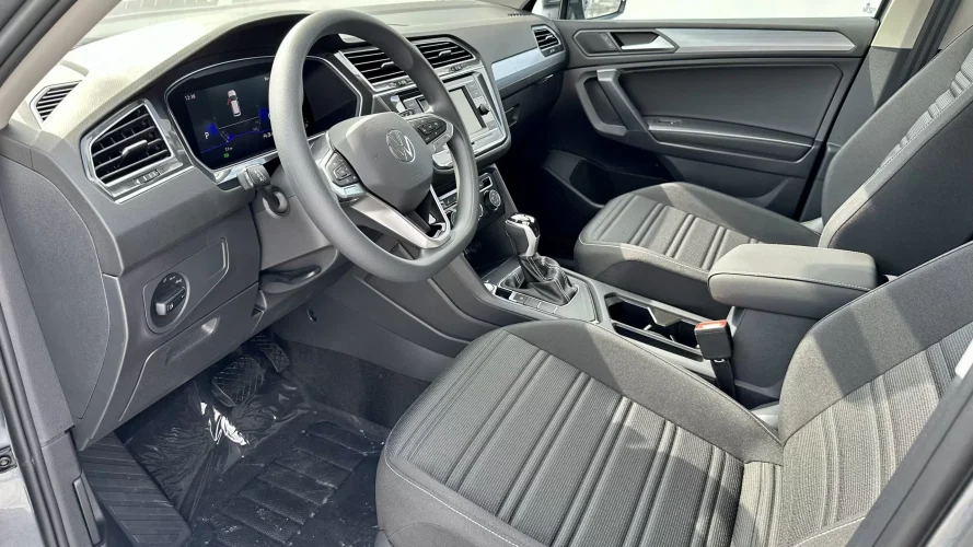 2023 VW Tiguan S - interior driver black cloth