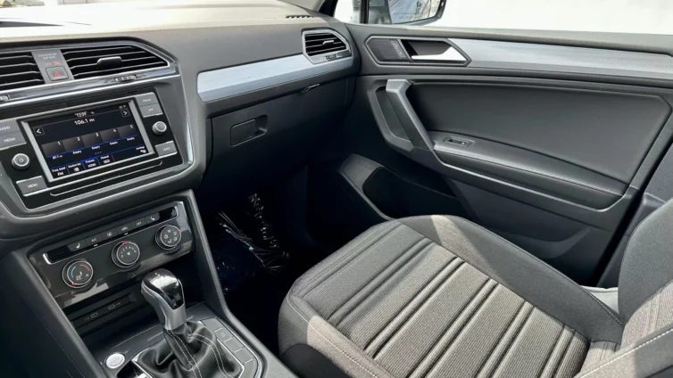 2023 VW Tiguan S - interior passenger black cloth