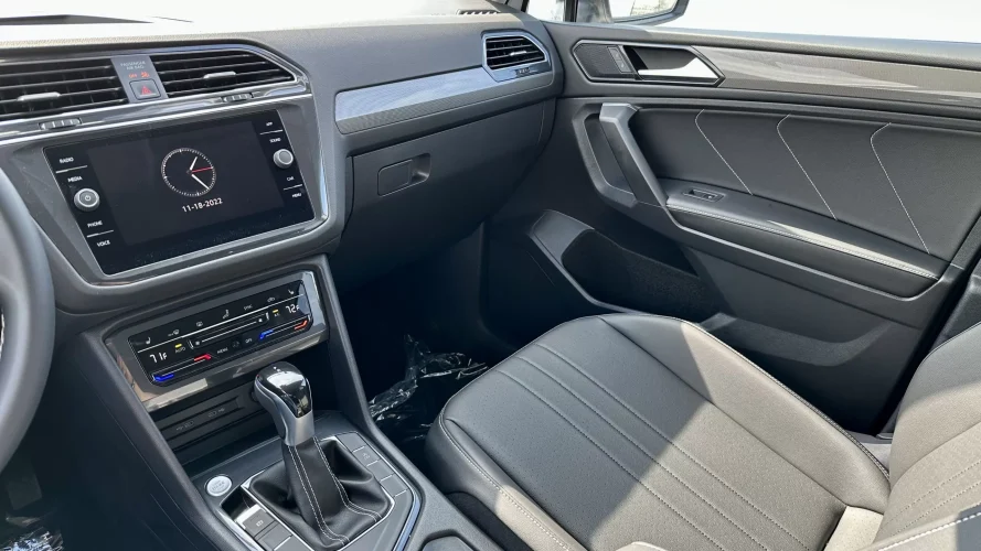 2023 VW Tiguan SE - interior passenger black leather