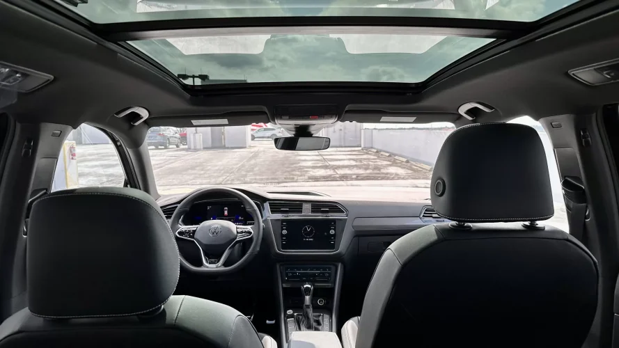 2023 VW Tiguan SEL - interior panorama roof