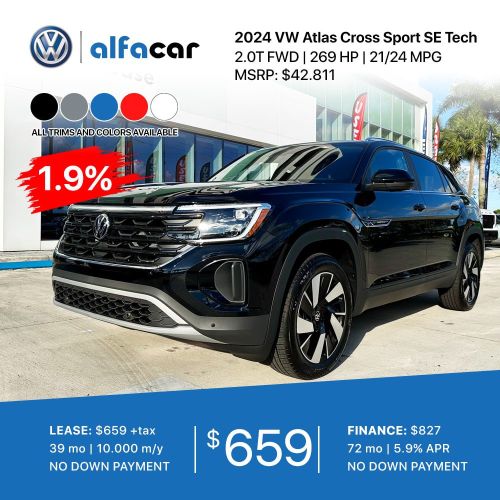 2024 VW Atlas Cross Sport SE Tech-min